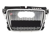 Грати радіатора Audi A3 RS 2008-2012 Silver Black