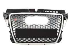 Грати радіатора Audi A3 RS 2008-2012 Silver Black