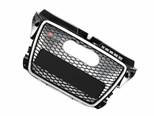 Грати радіатора Audi A3 RS 2008-2012 Silver Black