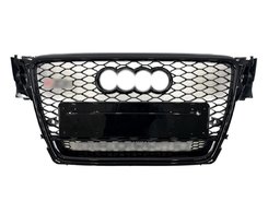 Грати радіатора Audi A4 RS4 2008-2012 Full Black Quattro