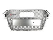 Решітка радіатора Audi A4 RS4 2013-2015 Silver Chrome