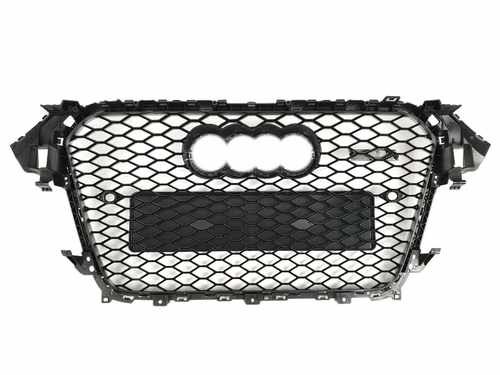Решітка радіатора Audi A4 RS4 2013-2015 Silver Chrome