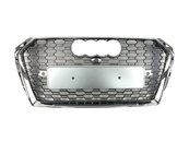 Решітка радіатора Audi A4 RS4 2015-2019 Silver Chrome