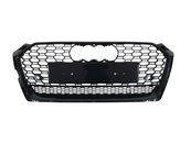 Грати радіатора Audi A5 RS5 2016-2019 Full Black Quattro (chrome rings)