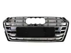 Решітка радіатора Audi A5 S5 2016-2019рік Chrome Black