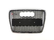 Грати радіатора Audi A6 RS C6 2004-2011г Black Chrome