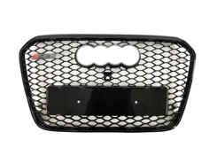 Грати радіатора Audi A6 RS6 2012-2015г Full Black (під камеру)