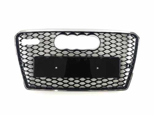 Решітка радіатора Audi A7 RS7 2010-2014 рік Chrome Black
