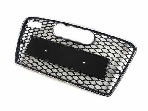 Решітка радіатора Audi A7 RS7 2010-2014 рік Chrome Black
