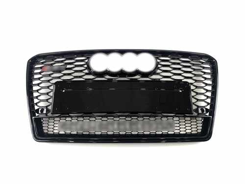 Решітка радіатора Audi A7 RS7 2010-2014 рік Full Black Quattro
