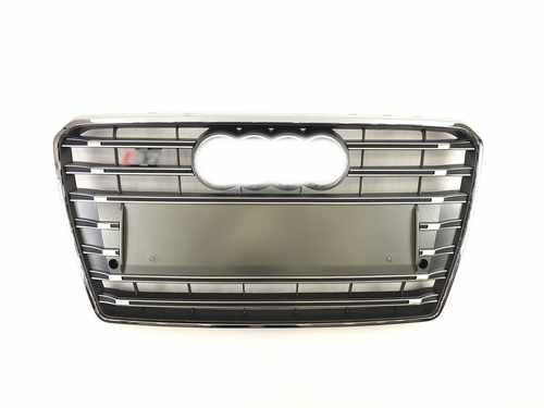 Решітка радіатора Audi A7 S7 2010-2014 рік Silver Chrome