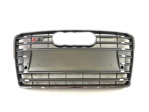 Решітка радіатора Audi A7 S7 2010-2014 рік Silver Chrome