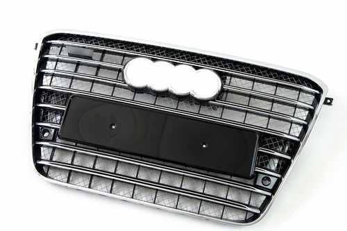 Решітка радіатора Audi A8 D4 2010-2013г W12 Chrome Black