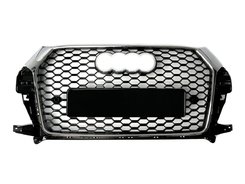 Грати радіатора Audi Q3 RSQ3 14-18г Black Chrome