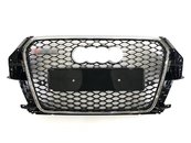 Грати радіатора Audi Q3 RSQ3 2011-2014 Black Chrome
