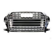 Грати радіатора Audi Q3 SQ3 14-18г chrome black