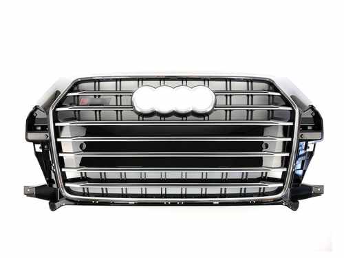 Грати радіатора Audi Q3 SQ3 14-18г chrome black