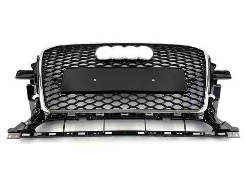 Грати радіатора Audi Q5 RSQ5 8R 2012-2016 рік Black Chrome