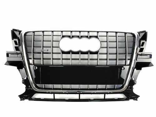 Решітка радіатора Audi Q5 SQ5 2008-20012 рік Black Chrome