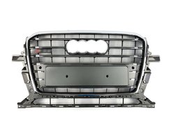Грати радіатора Audi Q5 SQ5 2012-2016 рік Silver Chrome