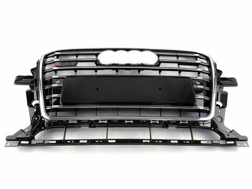 Решітка радіатора Audi Q5 SQ5 8R 2012-2016 рік Black Chrome