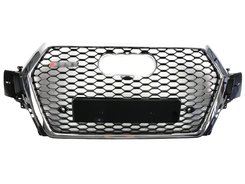 Грати радіатора Audi Q7 RSQ7 2015-2020 chrome black
