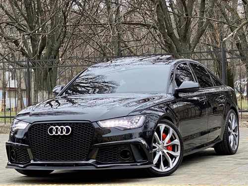 Грати радіатора Audi RS6 2012-2015г Full Black