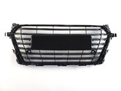 Решітка радіатора Audi TT 2014-2018 рік Чорна (в стилі S-Line)