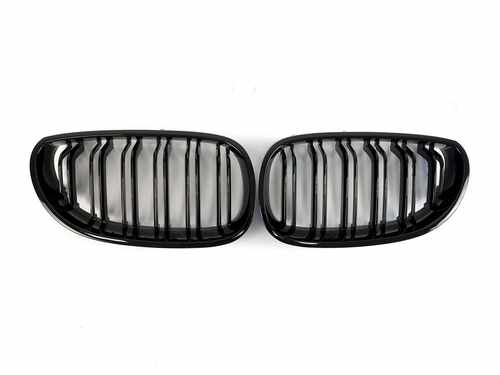 Решітка радіатора BMW 5 Series E60/E61 2003-2010 рік Чорний Глянець