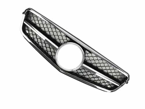 Решітка радіатора Mercedes C-Class W204 2007-2014 рік SL Chrome Black