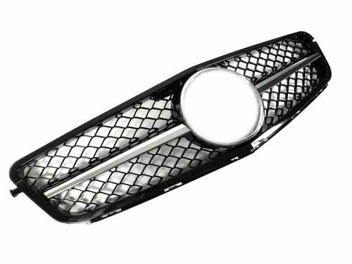 Решітка радіатора Mercedes C-Class W204 2007-2014 рік W/Moulding