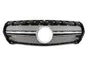 Решітка радіатора Mercedes CLA-Class W117 2013-2017 рік AMG Silver