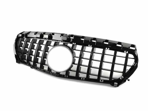 Решітка радіатора Mercedes CLA-Class W117 2013-2017 рік GT All Black