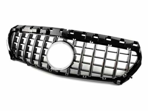Решітка радіатора Mercedes CLA-Class W117 2013-2017 GT Chrome Black
