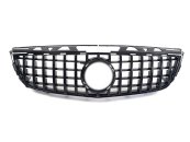 Решітка радіатора Mercedes CLS-Class W218 2011-2014 GT All Black Зірка Хром