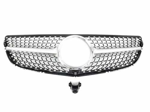 Решітка радіатора Mercedes E-Class Coupe W207 2013-2016 Diamond Silver