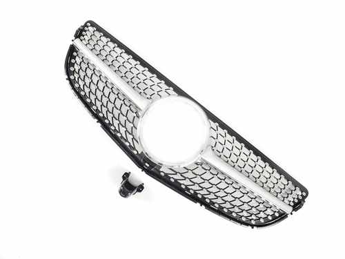 Решітка радіатора Mercedes E-Class Coupe W207 2013-2016 Diamond Silver