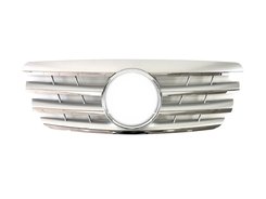 Решітка радіатора Mercedes E-class W210 2000-2002 рік CL Silver