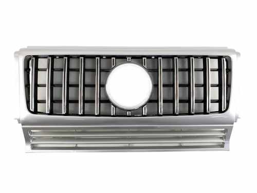 Решітка радіатора Mercedes G-Class W463 1990-2015 GT Silver Chrome