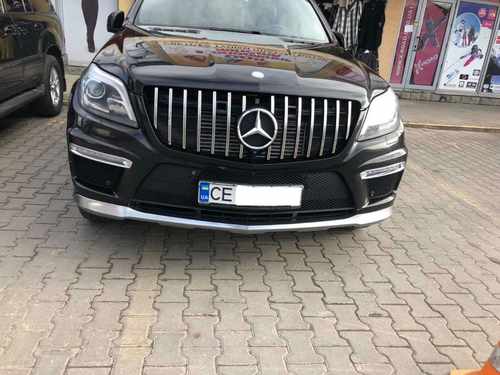 Решітка радіатора Mercedes GL-Class X166 2012-2015 GT Chrome Black