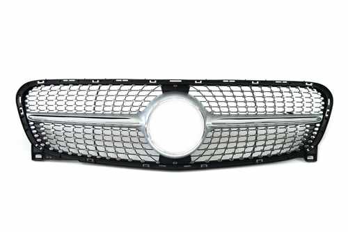 Решітка радіатора Mercedes GLA-Class X156 2014-2007 рік Diamond Silver