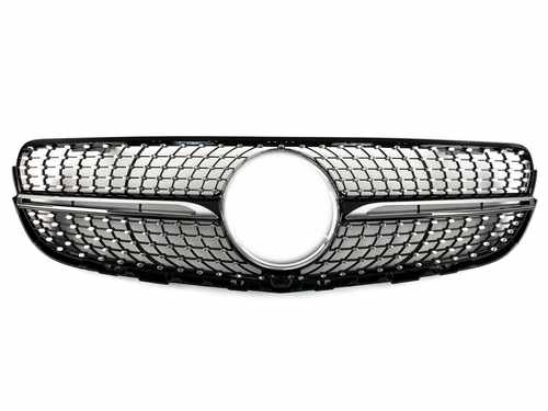 Решітка радіатора GLC/GLC Coupe-Class X253/C253 2015-2019год (Diamond Black)