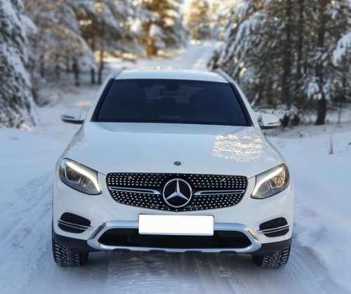 Решітка радіатора GLC/GLC Coupe-Class X253/C253 2015-2019год (Diamond Black)