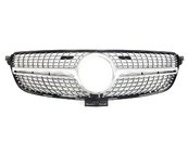 Решітка радіатора Mercedes GLE-Class W166 2015-2018 Diamond Silver