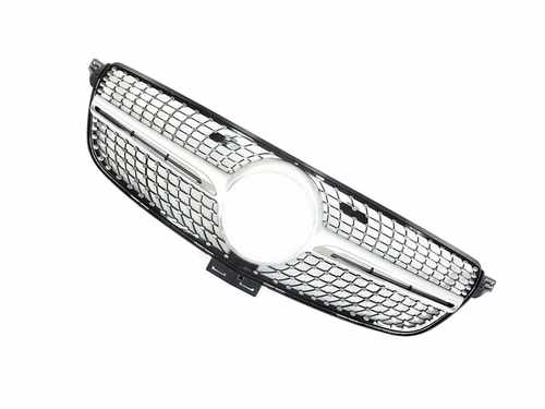 Решітка радіатора Mercedes GLE-Class W166 2015-2018 Diamond Silver