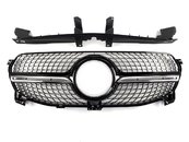 Решітка радіатора Mercedes GLE-Class W167 2019-2020 рік (Diamond Black)