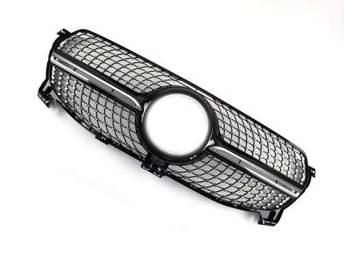 Решітка радіатора Mercedes GLE-Class W167 2019-2020 рік (Diamond Black)