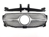 Решітка радіатора Mercedes GLE-Class W167 2019-2020 рік (Diamond Silver)
