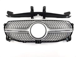 Решітка радіатора Mercedes GLE-Class W167 2019-2020 рік (Diamond Silver)
