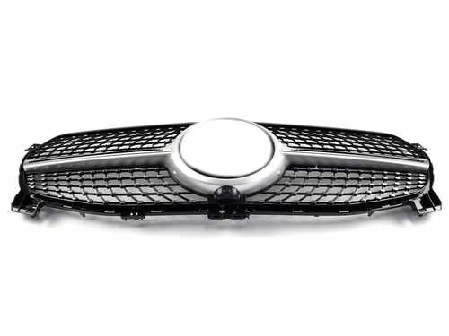 Решітка радіатора Mercedes GLE-Class W167 2019-2020 рік (Diamond Silver)
